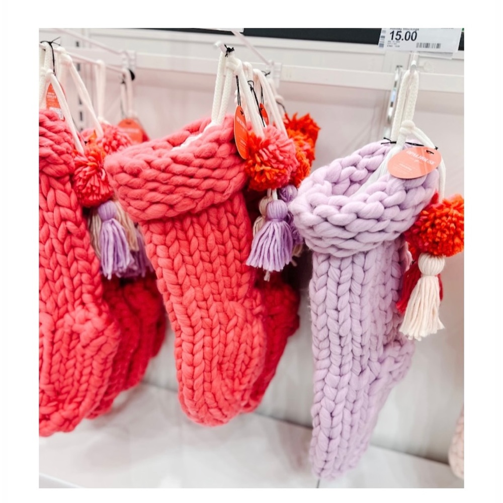 Opalhouse hot pink stocking